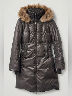 Mackage Down Coat with Faux Fur Trim Hood